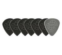 Ovation Diamond Picks Plettri in nylon con punta affilata - Super Grip - appuntiti - Set da 7 (6+1 pezzi standard in nylon in omaggio) - 1,40 mm - nero onice - nero - Prodotto in Repubblica Ceca