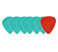 Ovation Diamond Picks Plettri in nylon con punta affilata - Super Grip - appuntiti - Set da 7 (6+1 pezzi standard in nylon in omaggio) - 0,88 mm - verde turchese - turchese