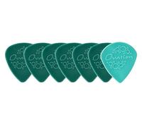 Ovation Diamond Picks Nylon Standard 351 Plettri - Super Grip - Punta arrotondata - Set da 7 (6+1 pezzi Sharp Tip gratis) - 1,00 mm - verde verde acqua - verde - Prodotto in Repubblica Ceca