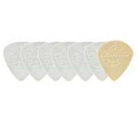 Ovation Diamond Picks Nylon Standard 351 Plettri - Super Grip - Punta arrotondata - Set da 7 (6+1 pezzi Sharp Tip in omaggio) - 0,38 mm - bianco puro - bianco - Prodotto nella Repubblica Ceca