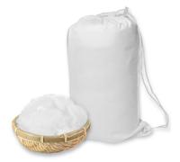 Ovatta Fiocco Imbottitura Peluche Cuscino Pouf Allattamento Orsacchiotto Piumotto Cotone Idrofilo (Sacco da 1 Kg)