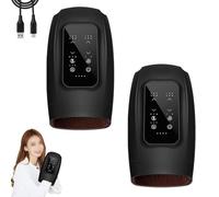 Ovawi Hand Massager, Hand Massagers with Heat and Compression, Palmpro Hands Massager with 6 Massage Modes & 6 Intensity, for Numb Fingers & Cold Hands (Black*2)