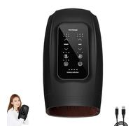 Ovawi Hand Massager, Smart Finger and Palm Massager, with 6 Massage Modes & 6 Intensity, Cordless Touchscreen Hands Massagers for Relaxation, Stiffness & Hands Fatigue (Black)