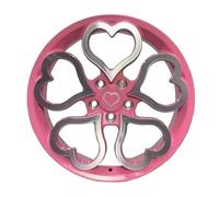 OVBNMO Cerchi in lega for auto Cerchi 5x100, 5x112, 5x114.3, 5x120 for pneumatici for auto Cerchi a forma di cuore rosa, possono essere personalizzati Tutti(5x114.3,DEPOSIT_19IN.)