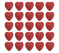 OVDGWC 0 Pezzi Realizzati con Macchie da Stiro Rossa A Forma di Cuore, Macchie di Tessuto d'Amore, Bagagli Fai-da-Te E Macchie di Abbigliamento, Cucito Creativo, Abbigliamento Dolce