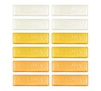 OVDGWC 12 Pezzi di Blocchi di Cera D'Api, Cera Semplice, Prodotti per La Cura della Pelle Fatti Fai-da-Te Blocchi di Cera, Blocchi di Cera di Api di Sapone per Lipstipping