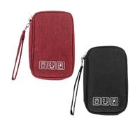 OVDGWC 2 Pezzi di Borse di Stoccaggio Digitale, Borse da Stoccaggio Multifunzionale, Borse di Stoccaggio con Diversi Soggetti, Borse di Stoccaggio da Viaggio, Borse di Stoccaggio Portatili