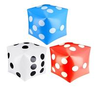 OVDGWC Confezione da 3 Dadi Gonfiabili, Dadi Creativi, Dadi Divertenti, Dadi Gii, Giocattoli Gonfiabili, Giocattoli per Feste