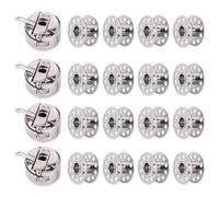 OVDGWC Hell Shuttle in 4 Pezzi E Bobine da 16 Parti, Accessori per Macchine da Cucito, Macchine per Cucire Parti Metalliche, Scatola Bobina per Macchine per Cucire Domestiche