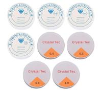 OVDGWC Pezzi di Linee Elastiche Trasparenti, Accessori per Gioielli Fatti Fai -da -Te, Materiali per Gioielli, Perle, Linee di Gioielli