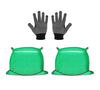 OVDGWC Pezzi di Tappetini da Giardino E 1 Paio di Guanti da Giardino, Requisiti del Giardino, Tappetini Impermeabili, Tappetini per Piante, Tappetini Portatili da Giardino