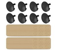 OVDGWC Pezzi Round Friezen -Base -Check E 50 Foglie di Friggitrice, Friggitrice, Protezione della Base di Frittura