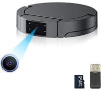 OVEHEL Telecamera spia nascosta da 64 GB, Full HD 1080p, mini telecamera nascosta di sicurezza, con rilevamento del movimento e visione notturna (senza Wi-Fi)