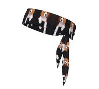 ovely Bandane per la testa con stampa di beagle, elegante e confortevole, per corsa, yoga, ciclismo