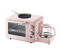 oven Macchina Automatica per La Colazione Automatica Tostapane 8l Multi-Funzione per La Colazione, Padella Tre in Uno, Bollitore/Controllo della Manopola 1400 W 50,8 * 28 * 29,6 Cm