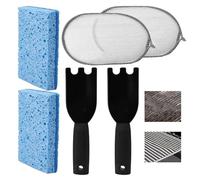 Oven Scraping Set - Multi Wire Bristle Maintenance Set, High Density Degreaser Washing Pads, Resilient Cookware Debris Remover | Gathering Gear, Ideal Kitchen Cooking Supply for Outdoors