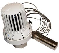 Oventrop 1011565 - Testina termostatica Uni XH con sensore a distanza e posizione zero, 2 m, colore: Bianco