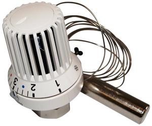 Oventrop 1011565 - Testina termostatica Uni XH con sensore a distanza e posizione zero, 2 m, colore: Bianco