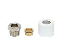 'Oventrop anello di bloccaggio verschraubungs di set per costruzione serie e 1/2 X 15 mm, colore: bianco