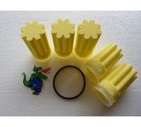 Oventrop Inserto filtro olio riscaldatore Siku giallo 50 m guarnizione bruciatore guarnizione a stella