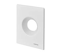 Oventrop Piastra di copertura per Unibox RTL, T, Vario e Plus Bau profondità 110 mm, colore: bianco