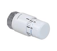 OVENTROP Testina termostatica Uni SH 7-28 °C, 0 x 1-5 - Lampadina liquida, modello bianco - 1012066