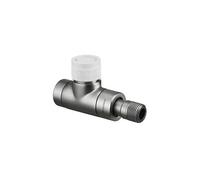 'Oventrop valvola termostatica Bau Serie E DN 15, 1/2, PN 10, passaggio in acciaio inox di design