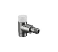 'Oventrop valvola termostatica Bau Serie E Triangolo, DN 15, 1/2, PN 10 in acciaio inox di design