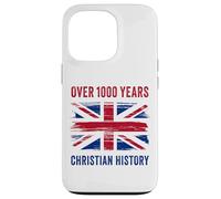 Over 1000 Years of Christian History - UK Patriot Graphic Custodia per iPhone 13 Pro