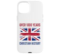 Over 1000 Years of Christian History - UK Patriot Graphic Custodia per iPhone 15 Plus