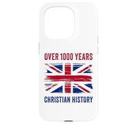 Over 1000 Years of Christian History - UK Patriot Graphic Custodia per iPhone 15 Pro