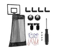 Over Door Basketball Hoop Compact Portable Game Backboard Rim Space Saving