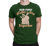 Over First Father Day Together T-Shirt Caring Dad Daddy Amazing Men T-Shirt #FD