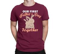 Over First Father Day Together T-Shirt Caring Dad Daddy Amazing Men T-Shirt #FD