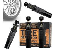 Over Sand Tire Deflator - 4 Pieces Rapid Deflation Tool | Portable Car Adventure Gear Vent Valve For Vehicles Bike Truck Maintenance Travel Camping Beach Outdoor Home Garage