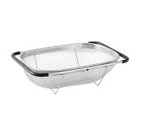 Over Sink Colander,35x24cm Fine Mesh Oval Drying Rack,Versatile Sink Colander For Fruit Washing | For Rice Fruits Vegetables Pasta Produce Berries Food Canned Goods Kitchen Home RV