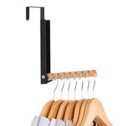 Over the Door Hanger - Heavy Duty Metal Organizer for Clothes, Coats, Scarves, and Keys, Portable Storage Solution with Durable Design for Bedroom, Dorm, Living Room, Bathroom, Office, Kitchen, Close