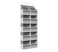 Over The Door Organizer | No Drilling Multi Pocket Fabric Rack Basket | Stu