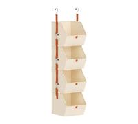 Over the Door Organizer, Organizzatore a 4 livelli, Hangable Closet Storage for Apartment Use, Durable Material Storage for Bedroom, Dormitory, Nursery, Office, Garage, Shoes, Bags
