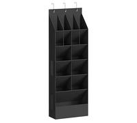 Over the Door Organizer - Shoe Rack Hanger | Clear Deep Pockets Large Shoe Holder | 11 Layers Hanging Storage | Large Capacity Oxford Narrow Storage Containers for Closet Slippers Sneakers Diapers