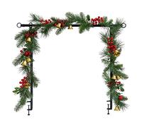 Over The Table Rod - Adjustable Metal Frame Display Stand | Extendable 46-82 Inch Balloon Arch & Banner Holder for Wedding Birthday Holiday Christmas Party Studio Entryway Buffet Catering Booth Decor