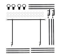 Over The Table Rod Stand With Clamps | 7cm Long Adjustable Display,Metal Table Balloon Arch With Clamps - Easy Installation Floral Decorations For Wedding Birthday Party Halloween Balloon Flower