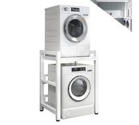 Over The Washing Machine Storage Rack Drum Washing Machine Cabinet Dryer Stand for Bathroom Kitchen Balcony Laundry Room 400kg Capacity