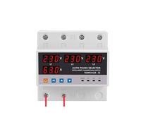 Over Under Voltage Protector ATS Automatic Transfer Switch Phase Selector Uninterrupted Power 63A 100A Over Current Limiter MQXFCZUX(100A)