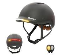 Casco da bici luminoso con indicatori di direzione - Overade Life ( Slate Black / 55-61 cm )