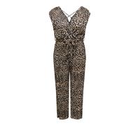 Overall elegante da donna con scollo a V e fascia in vita