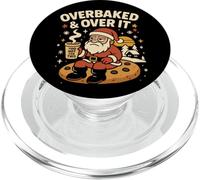 Overbaked E Sopra Di esso Troppo Caldo Per Questo Babbo Natale PopSockets PopGrip per MagSafe
