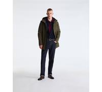 Overcoat urbano stretch antivento, VERDE EDERA, Taglia: XXL