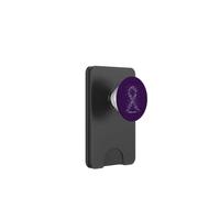 Overdose Consapevolezza Farfalla Nastro Viola Tossicodipendenza PopSockets PopWallet per MagSafe