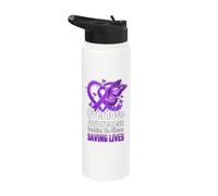 Overdose Consapevolezza Rompere il silenzio Salvare vite Stainless Steel Insulated Water Bottle